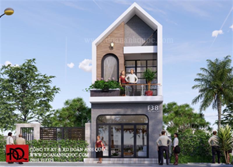 Thiết kế nhà Phan Thiết, Xây nhà trọn gói Phan Thiết, Thi công nhà trọn gói Phan Thiết, Thiết kế Thi công nội thất Phan Thiết Bình Thuận, Công ty Xây dựng Bình Thuận, Thiết kế nhà Bình Thuận, Xây nhà trọn gói Bình Thuận. Mẫu nhà phố hiện đại 4,3x14m tại Phan Thiết trọn gói 630 triệu_MS 07